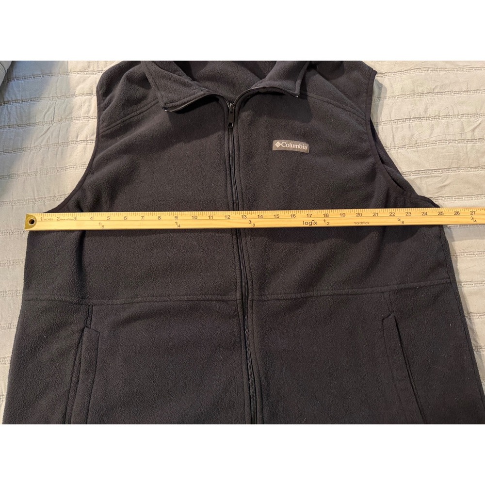 Columbia Mens Steens Mountain Fleece Vest Black Full Zip XXL XM2696 - Picture 6 of 7